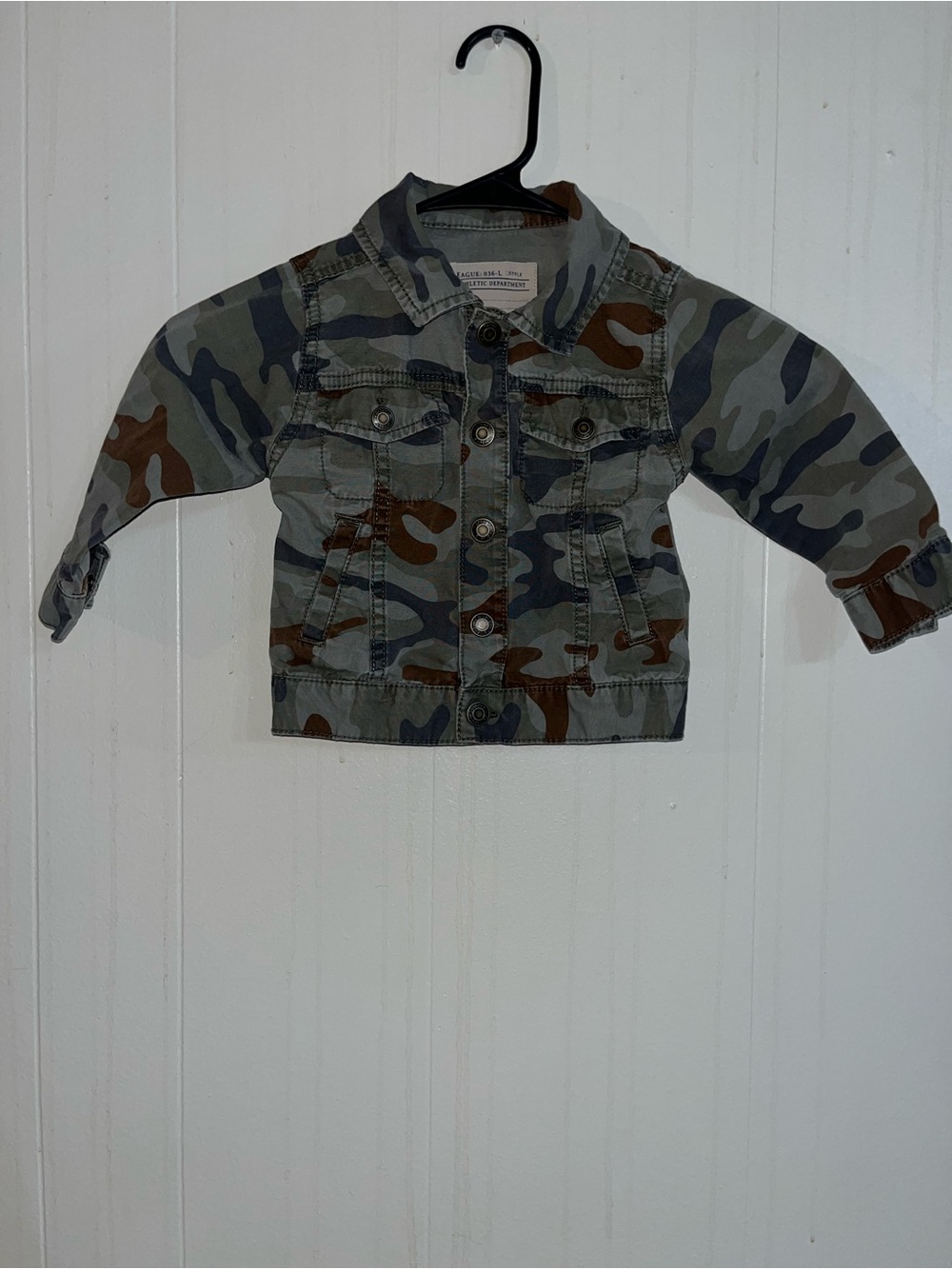 Carter's Camo-Print Jean Jacket in Green & Brown